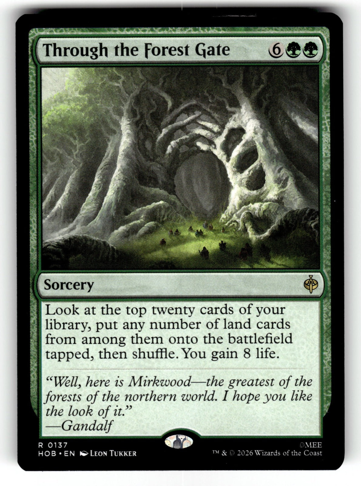 Through the Forest Gate – 137 HOB: The Hobbit R NM