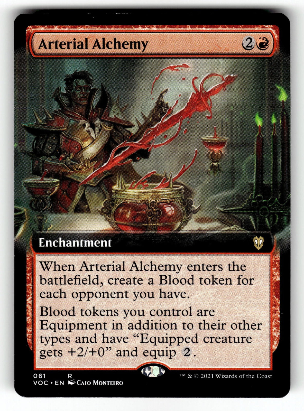 Arterial Alchemy (Extended Art) – 61 VOC: Commander: Innistrad: Crimson Vow R NM