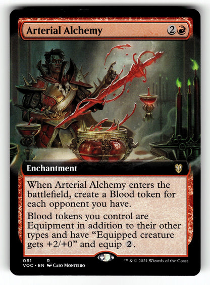 Arterial Alchemy (Extended Art) – 61 VOC: Commander: Innistrad: Crimson Vow R NM