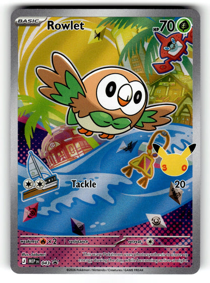 Rowlet – 043 MEP: ME: Mega Evolution Promo Promo HoloNM