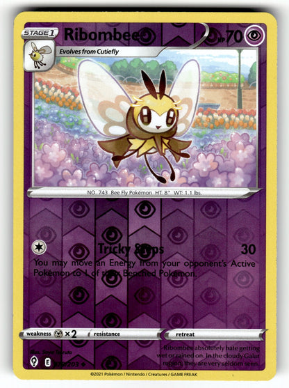 Ribombee – 079/203 SWSH07: SWSH07: Evolving Skies Uncommon Reverse Holo NM