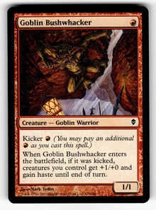 Goblin Bushwhacker – 125 ZEN: Zendikar C LP