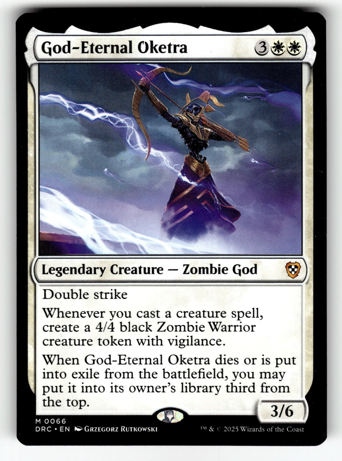 God-Eternal Oketra – 66 DRC: Commander: Aetherdrift M NM