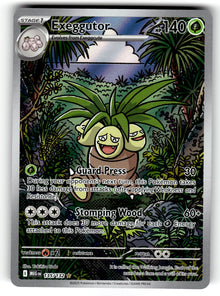 Exeggutor – 135/132 MEG: ME01: Mega Evolution Illustration Rare Holo NM