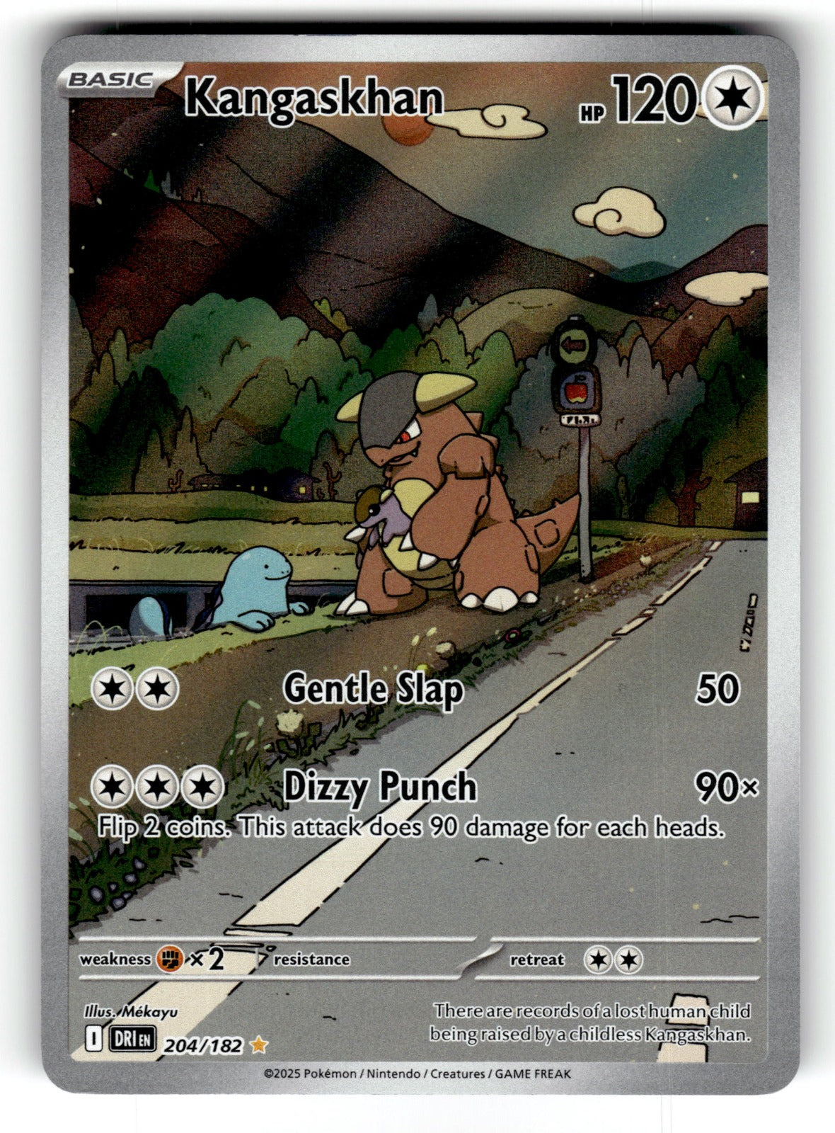 Kangaskhan – 204/182 DRI: SV10: Destined Rivals Illustration Rare Holo NM