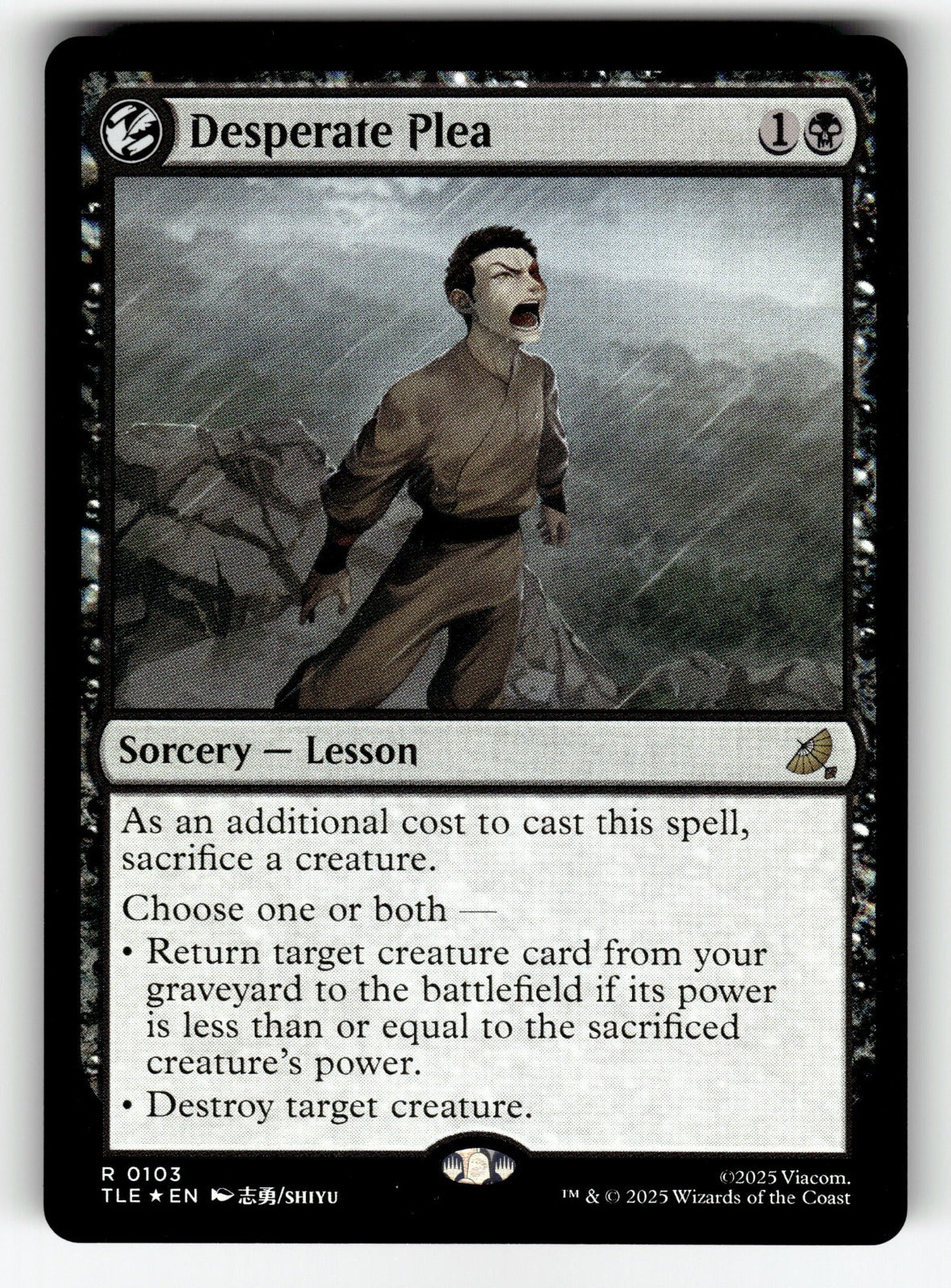 Desperate Plea – 103 TLE: Avatar: The Last Airbender: Eternal-Legal R Foil NM