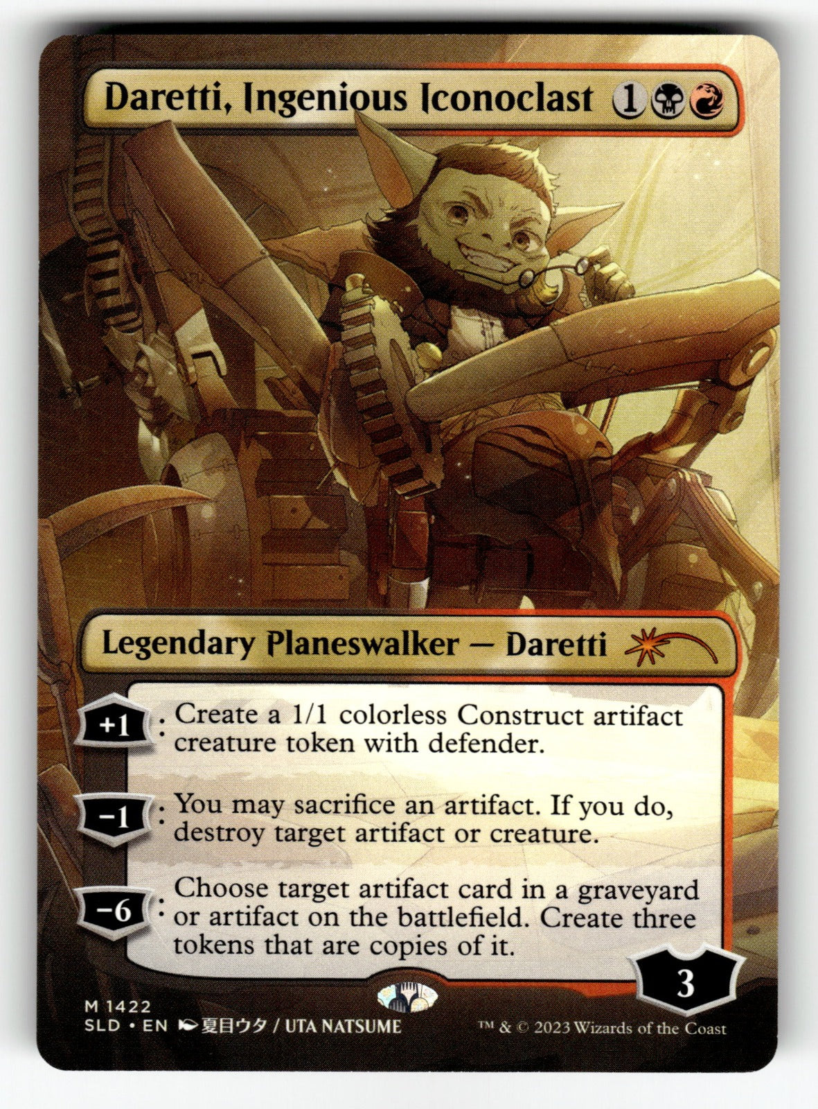 Daretti, Ingenious Iconoclast – 1422 SLD: Secret Lair Drop Series M NM