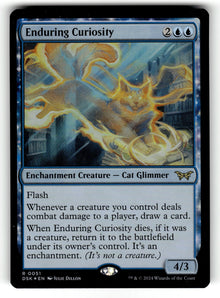 Enduring Curiosity – 51 DSK: Duskmourn: House of Horror R Foil NM