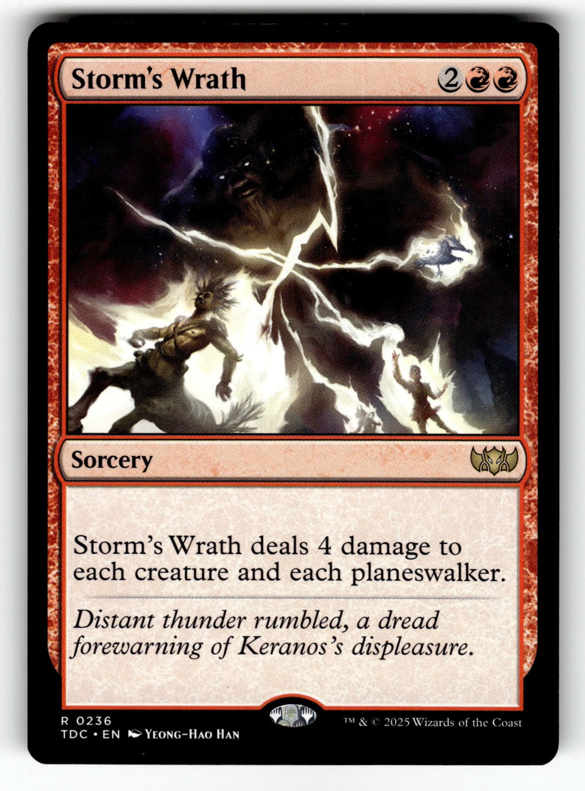 Storm's Wrath – 236 TDC: Commander: Tarkir: Dragonstorm R NM