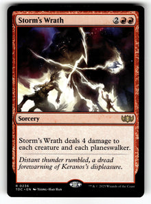 Storm's Wrath – 236 TDC: Commander: Tarkir: Dragonstorm R NM