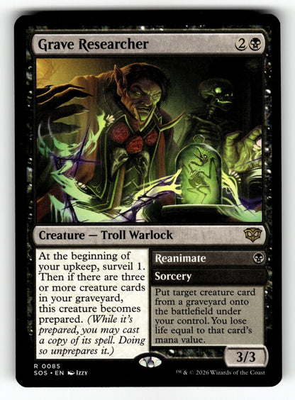 Grave Researcher – 85 SOS: Secrets of Strixhaven R LP