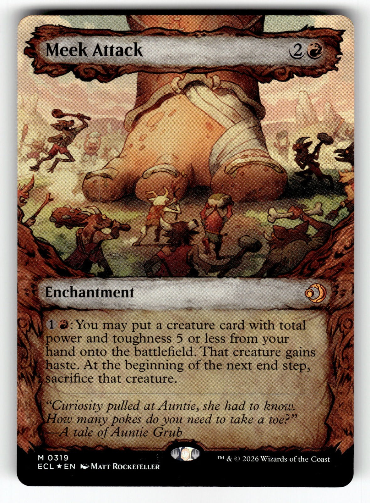 Meek Attack (Showcase) – 319 ECL: Lorwyn Eclipsed M Foil LP