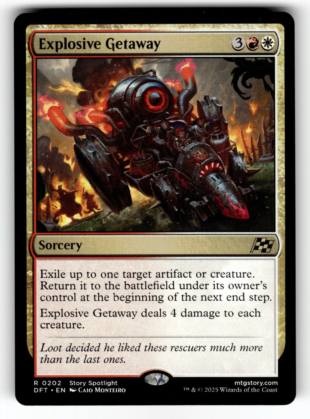 Explosive Getaway – 202 DFT: Aetherdrift R NM