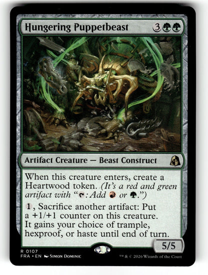 Hungering Puppetbeast – 107 FRA: Reality Fracture R NM