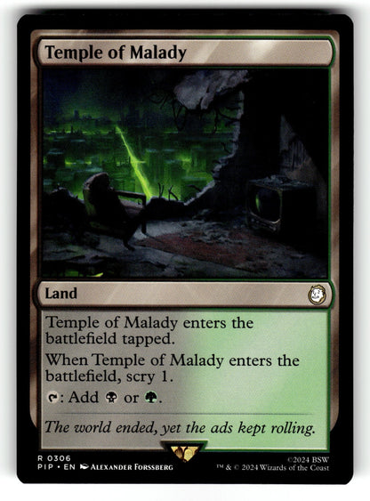 Temple of Malady – 306 PIP: Universes Beyond: Fallout R NM