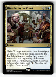 Disorder in the Court – 29 VOC: Commander: Innistrad: Crimson Vow R NM