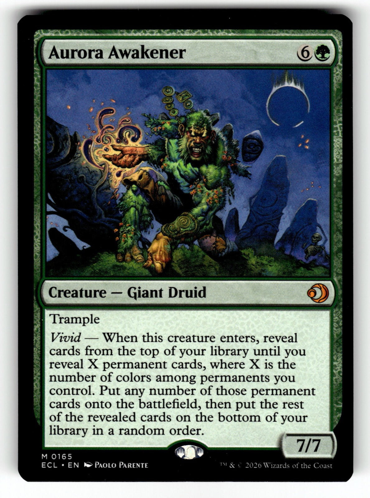 Aurora Awakener – 165 ECL: Lorwyn Eclipsed M NM