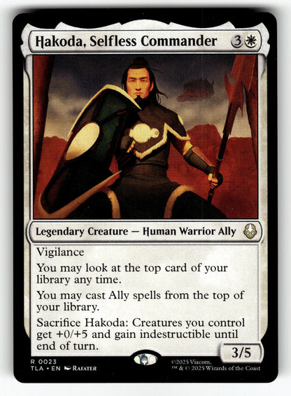 Hakoda, Selfless Commander – 23 TLA: Avatar: The Last Airbender R NM