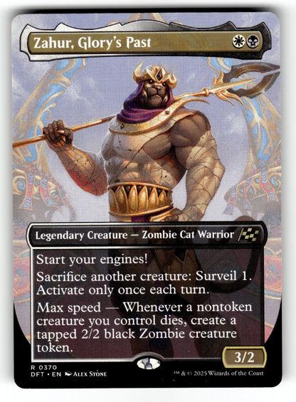 Zahur, Glory's Past (Borderless) – 370 DFT: Aetherdrift R NM