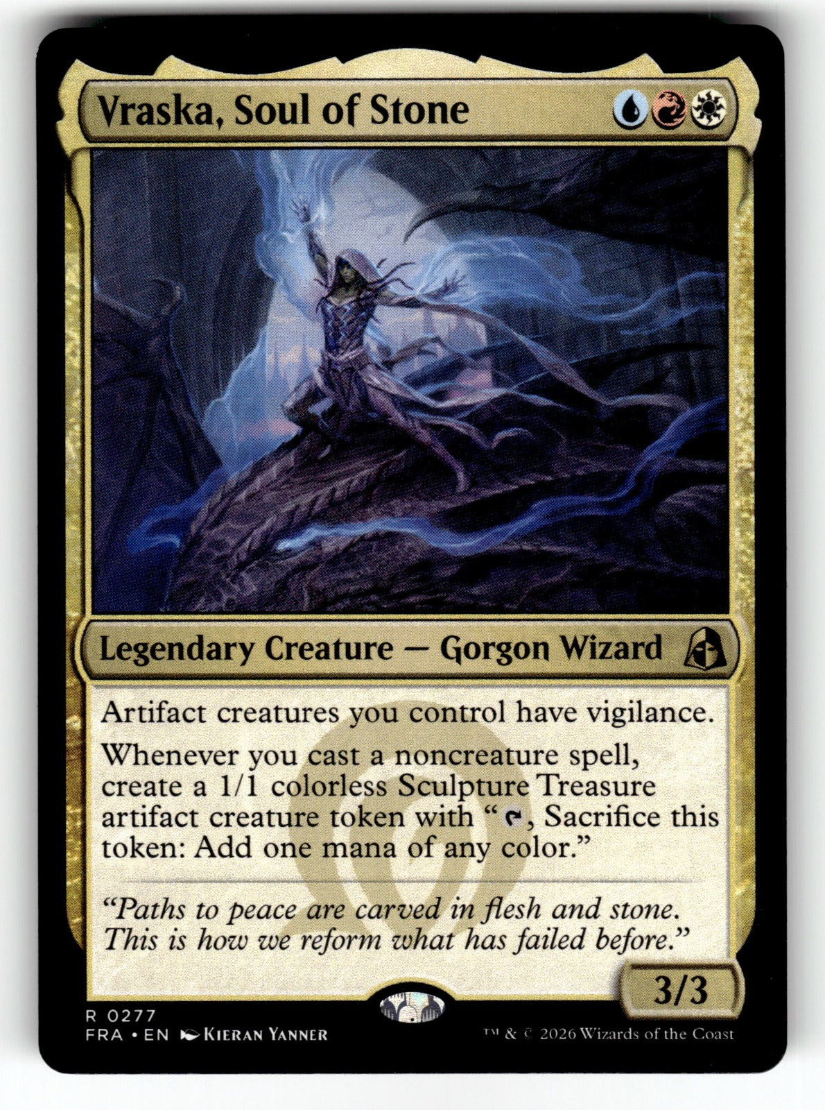 Vraska, Soul of Stone – 277 FRA: Reality Fracture R NM