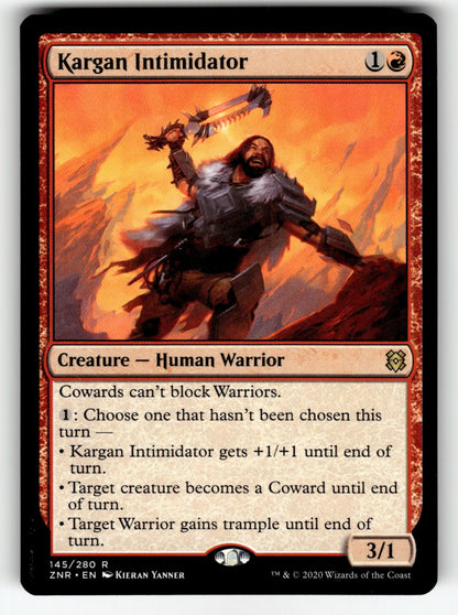 Kargan Intimidator – 145 ZNR: Zendikar Rising R NM