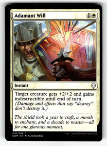 Adamant Will – 2 DOM: Dominaria C LP