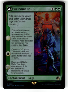 Welcome to... – 7 REX: Universes Beyond: Jurassic World Collection R Foil NM