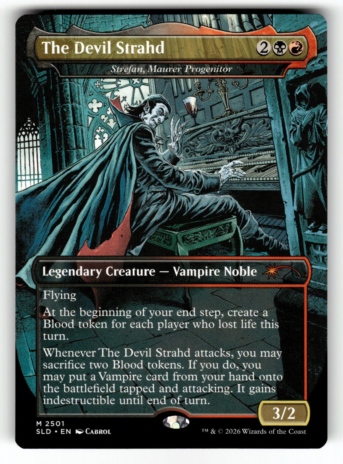 The Devil Strahd - Strefan, Maurer Progenitor – 2501 SLD: Secret Lair Drop Series M NM