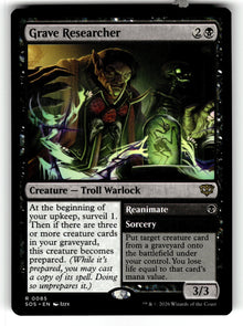 Grave Researcher – 85 SOS: Secrets of Strixhaven R NM