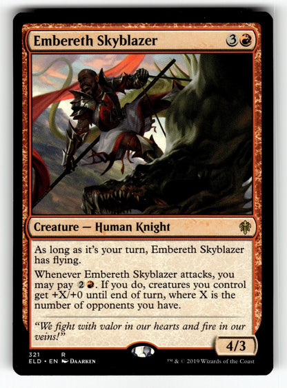 Embereth Skyblazer – 321 ELD: Throne of Eldraine R NM