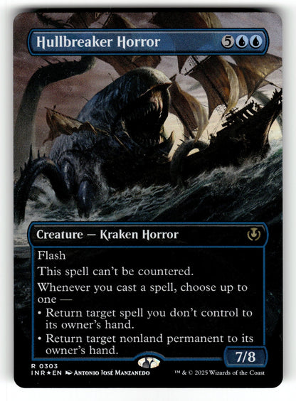 Hullbreaker Horror (Borderless) – 303 INR: Innistrad Remastered R Foil NM