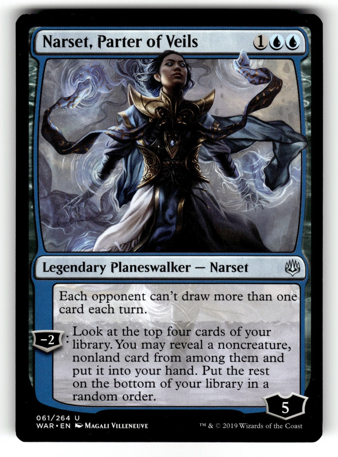 Narset, Parter of Veils – 61 WAR: War of the Spark U NM