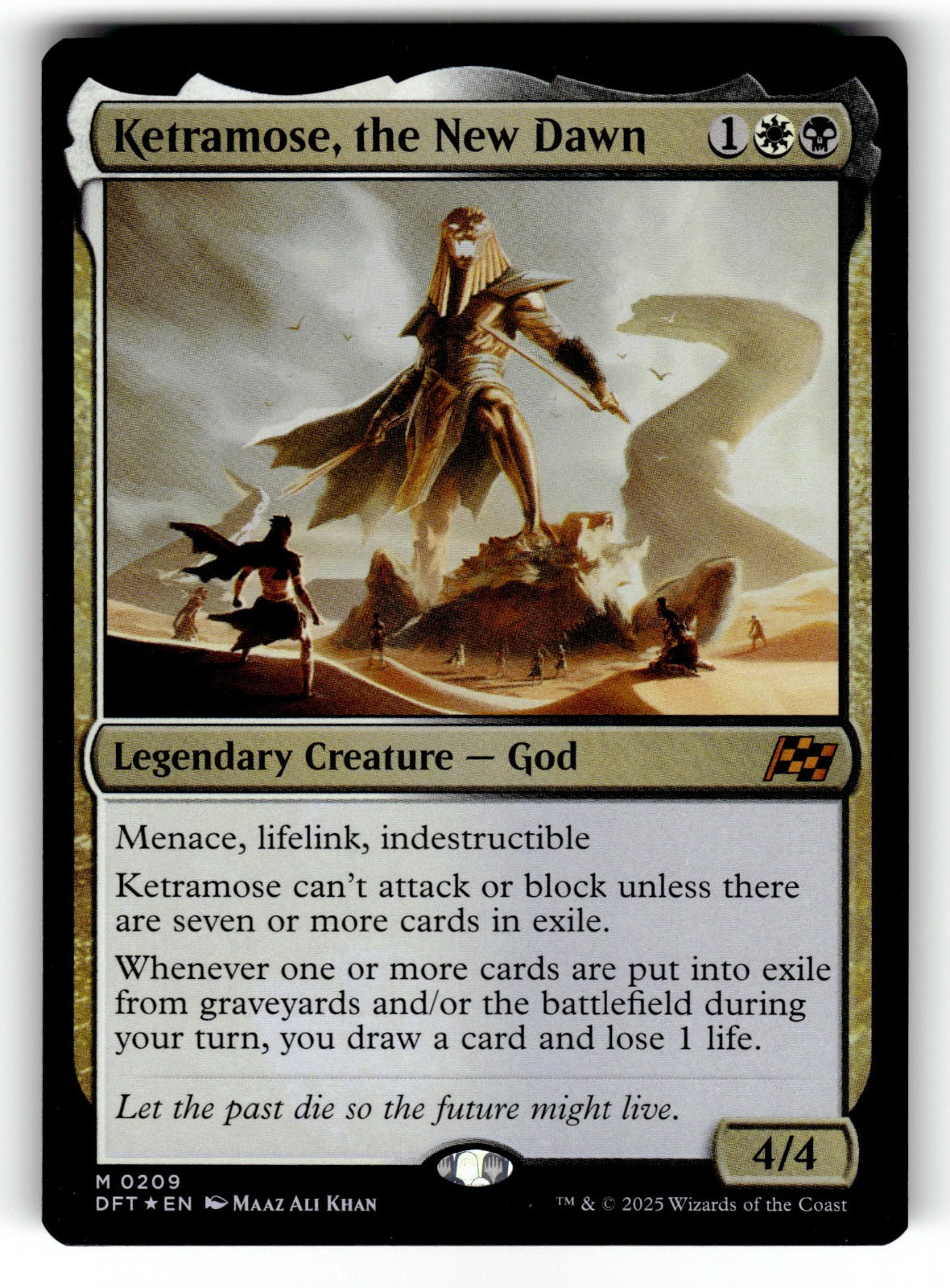 Ketramose, the New Dawn – 209 DFT: Aetherdrift M Foil NM