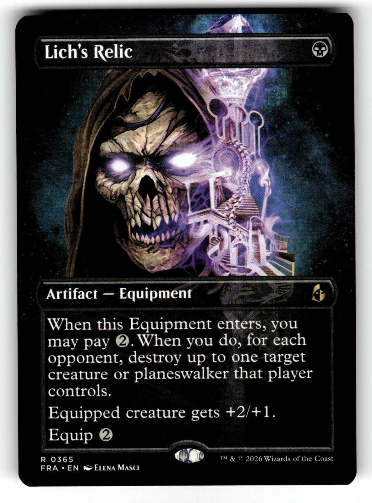 Lich's Relic (Borderless) – 365 FRA: Reality Fracture R NM
