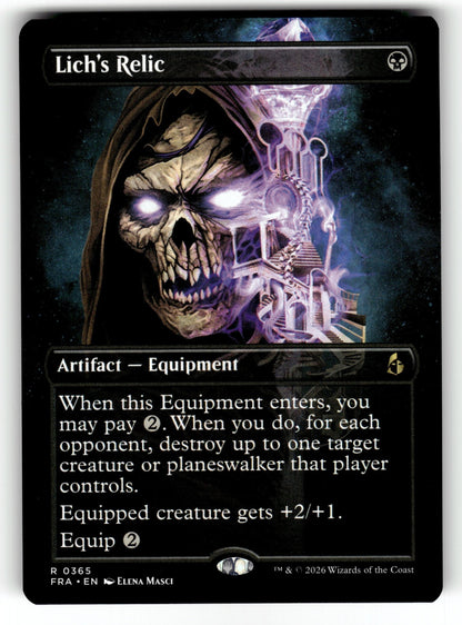 Lich's Relic (Borderless) – 365 FRA: Reality Fracture R NM