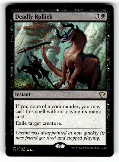 Deadly Rollick – 42 C20: Commander 2020 R NM