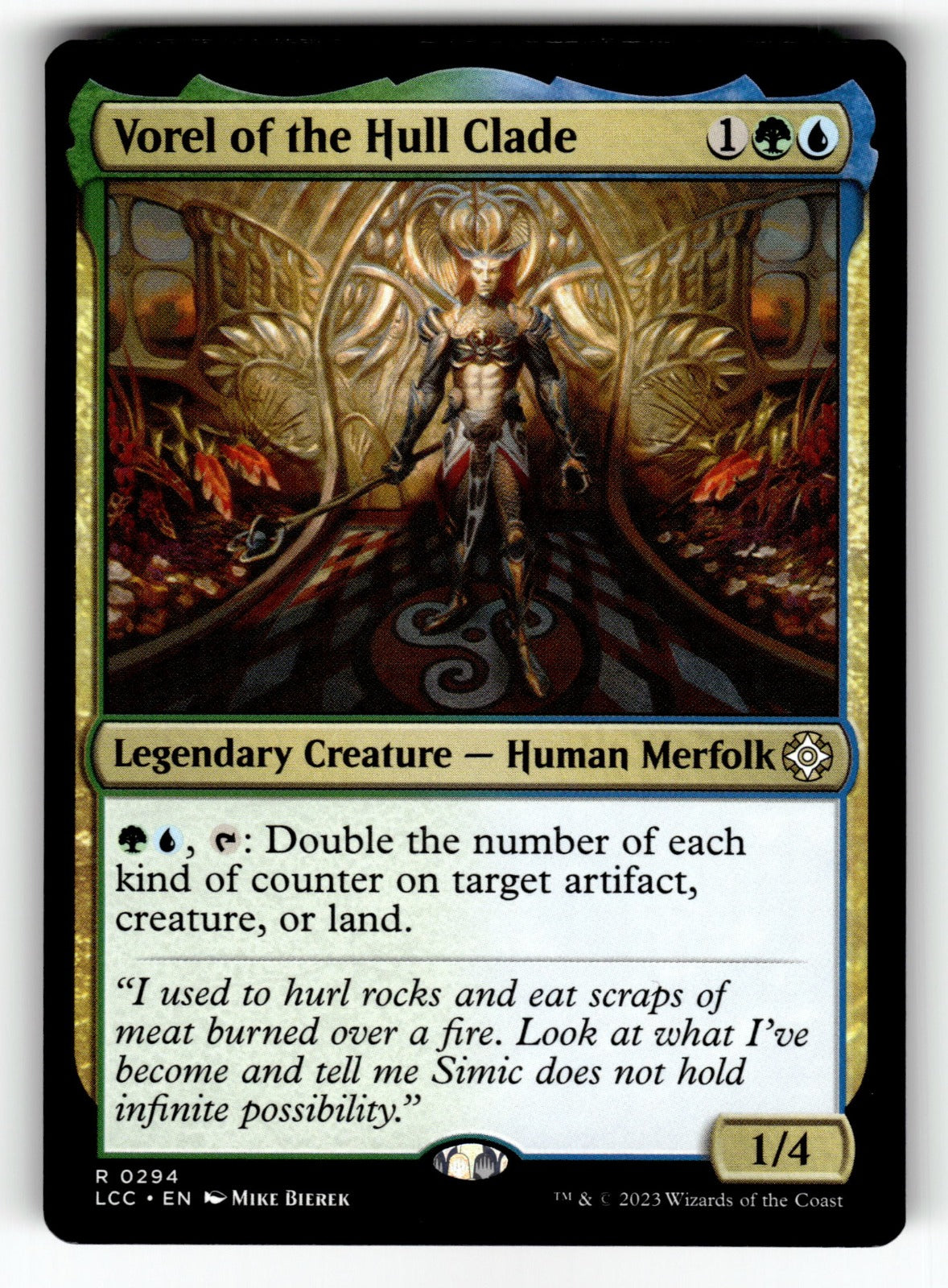 Vorel of the Hull Clade – 294 LCC: Commander: The Lost Caverns of Ixalan R NM