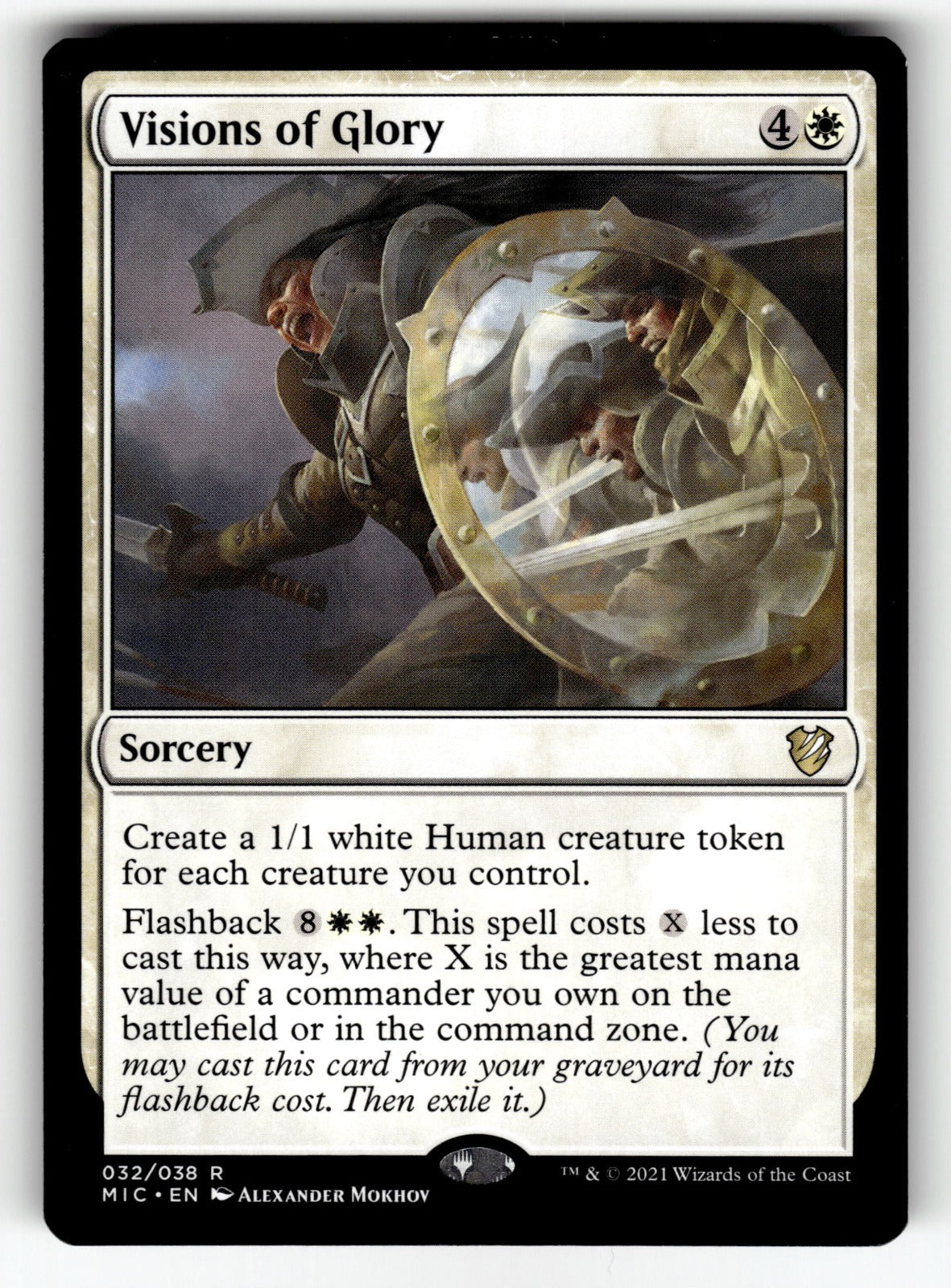 Visions of Glory – 32 MIC: Commander: Innistrad: Midnight Hunt R NM