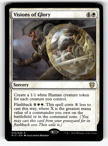 Visions of Glory – 32 MIC: Commander: Innistrad: Midnight Hunt R NM