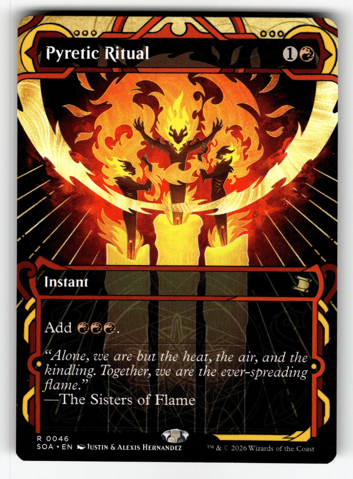 Pyretic Ritual – 46 SOA: Secrets of Strixhaven: Mystical Archive R NM