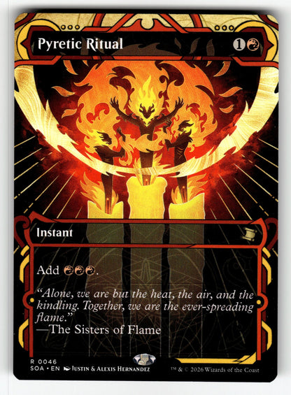 Pyretic Ritual – 46 SOA: Secrets of Strixhaven: Mystical Archive R NM
