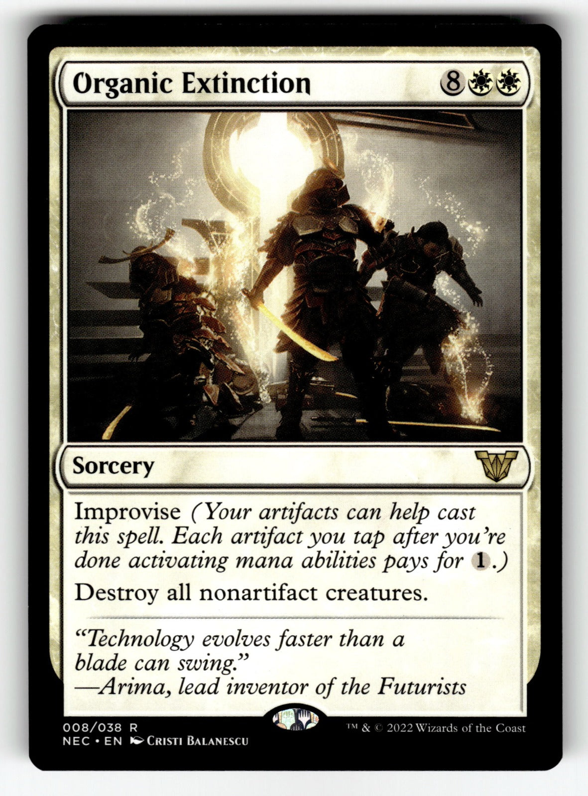 Organic Extinction – 8 NEC: Commander: Kamigawa: Neon Dynasty R NM