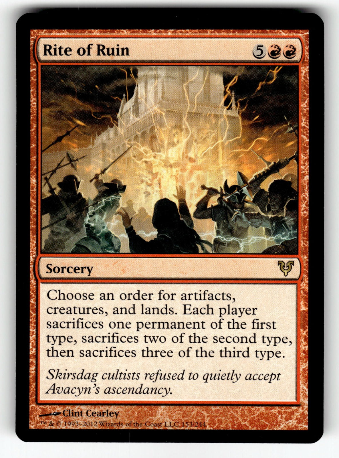 Rite of Ruin – 153 AVR: Avacyn Restored R LP