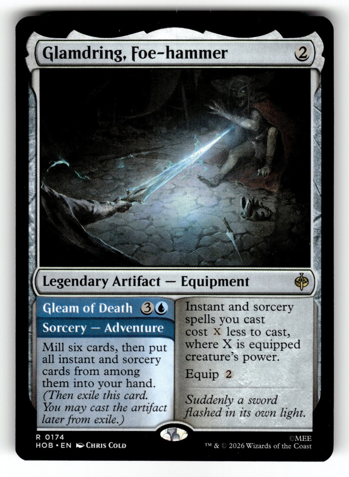 Glamdring, Foe-hammer – 174 HOB: The Hobbit R NM