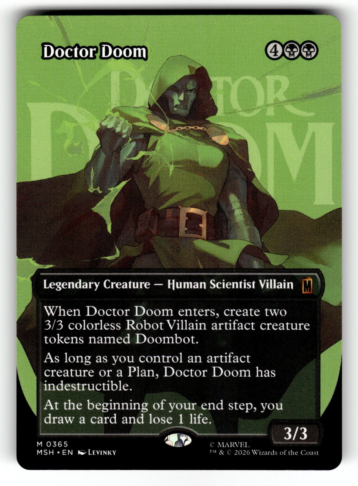 Doctor Doom (Borderless) () – 365 MSH: Marvel Super Heroes M NM