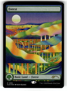 Forest (Rainbow Foil) – 1482 SLD: Secret Lair Drop Series R Foil LP