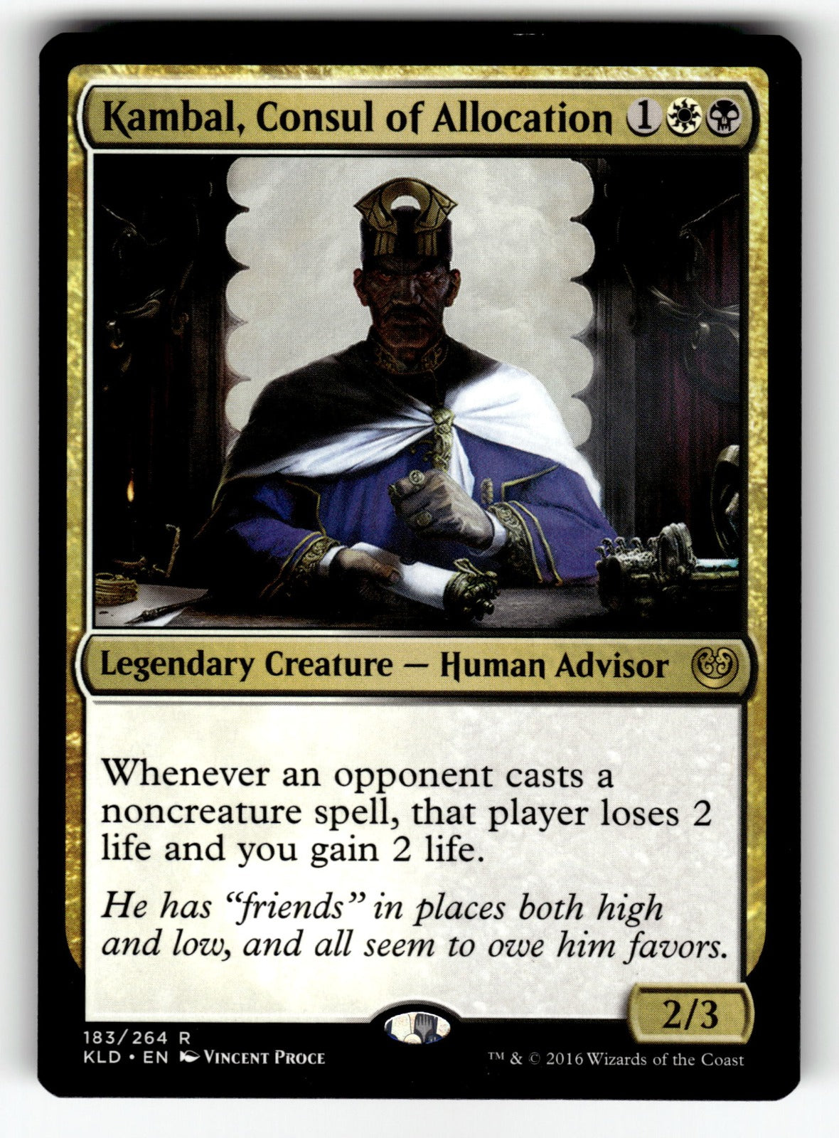 Kambal, Consul of Allocation – 183 KLD: Kaladesh R NM