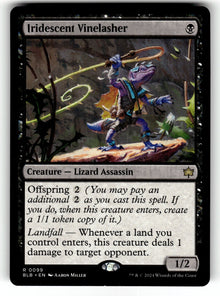 Iridescent Vinelasher – 99 BLB: Bloomburrow R NM