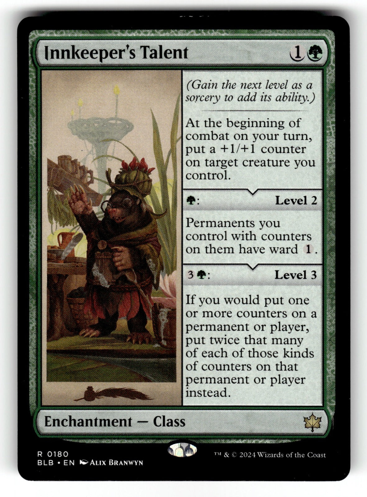 Innkeeper's Talent – 180 BLB: Bloomburrow R NM