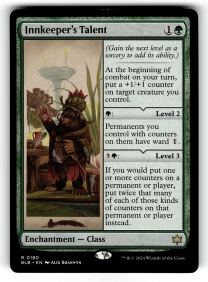 Innkeeper's Talent – 180 BLB: Bloomburrow R NM